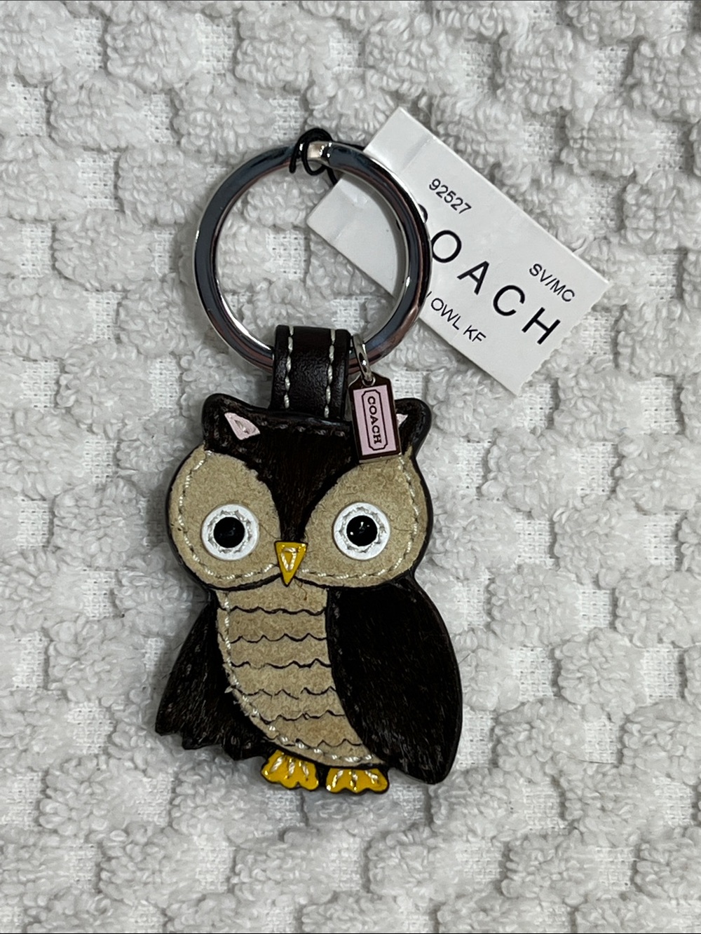 COACH Brown Owl Keychain